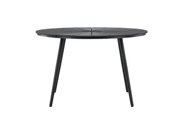 San Vito Spisebord Utendørs 120 cm - Svart - Hagemøbler & utemiljø - Hagebord - Spisebord ute