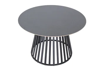 Sensi rundt spisebord utendørs 120 cm i metall - Svart - Hagemøbler & utemiljø - Hagebord - Spisebord ute