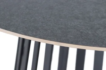 Sensi rundt spisebord utendørs 120 cm i metall - Svart - Hagemøbler & utemiljø - Hagebord - Spisebord ute