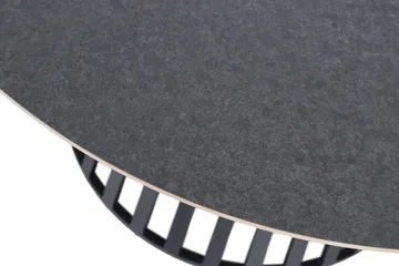 Sensi rundt spisebord utendørs 120 cm i metall - Svart - Hagemøbler & utemiljø - Hagebord - Spisebord ute