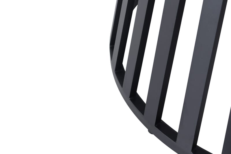 Sensi rundt spisebord utendørs 120 cm i metall - Svart - Hagemøbler & utemiljø - Hagebord - Spisebord ute