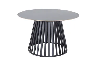 Sensi rundt spisebord utendørs 120 cm i metall - Svart - Hagemøbler & utemiljø - Hagebord - Spisebord ute