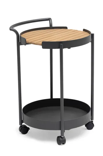 Serveringsvogn Hillerstorp Lindeby - Mørkegrå - Hagemøbler & utemiljø - Hagebord - Barbord utendørs