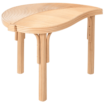 Sett med 3 sofabord til utendørs bruk Paralia rotting - Natur/Beige - Hagemøbler & utemiljø - Hagebord - Loungebord & Sofabord utendørs