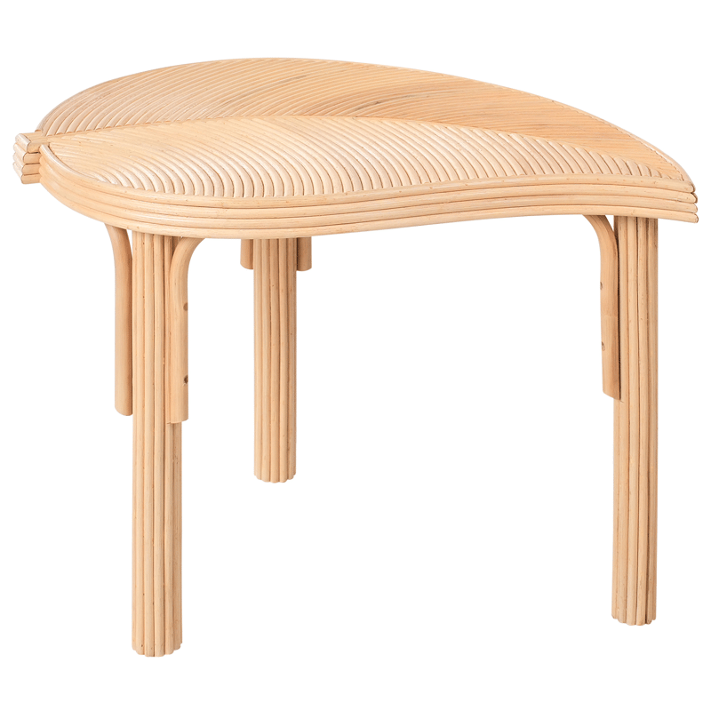 Sett med 3 sofabord til utendørs bruk Paralia rotting - Natur/Beige - Hagemøbler & utemiljø - Hagebord - Loungebord & Sofabord utendørs
