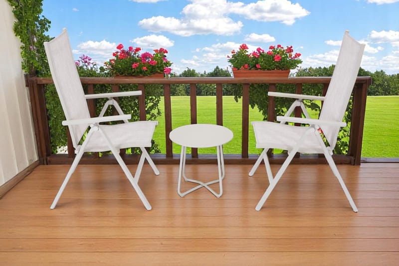 Seville Sidebord Rund Ø45 cm - Korallsand - Hagemøbler & utemiljø - Hagebord - Sidebord utendørs