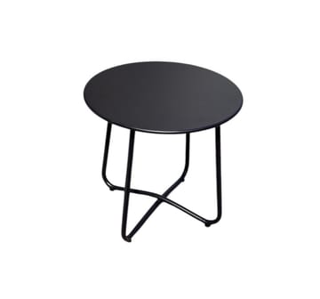 Seville Sidebord Rund Ø45 cm - Svart - Hagemøbler & utemiljø - Hagebord - Sidebord utendørs
