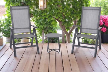 Seville Sidebord Rund Ø45 cm - Svart - Hagemøbler & utemiljø - Hagebord - Sidebord utendørs