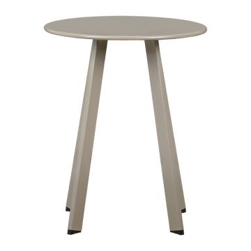 Sidebord Fer 49 cm rundt utendørs - Sand - Hagemøbler & utemiljø - Hagebord - Sidebord utendørs