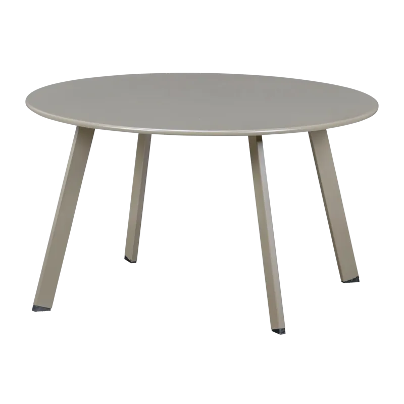 Sidebord Fer 70 cm rundt utendørs, Sand