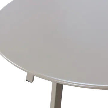 Sidebord Fer 70 cm rundt utendørs - Sand - Hagemøbler & utemiljø - Hagebord - Sidebord utendørs