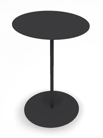 Sidebord Hillerstorp Jet set Ø45x67 cm - Svart - Hagemøbler & utemiljø - Hagebord - Sidebord utendørs