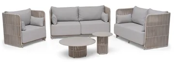 Sidebord Hillerstorp Kattvik Ø80 - Grå - Hagemøbler & utemiljø - Hagebord - Sidebord utendørs