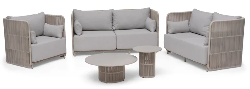 Sidebord Hillerstorp Kattvik Ø80 - Grå - Hagemøbler & utemiljø - Hagebord - Sidebord utendørs