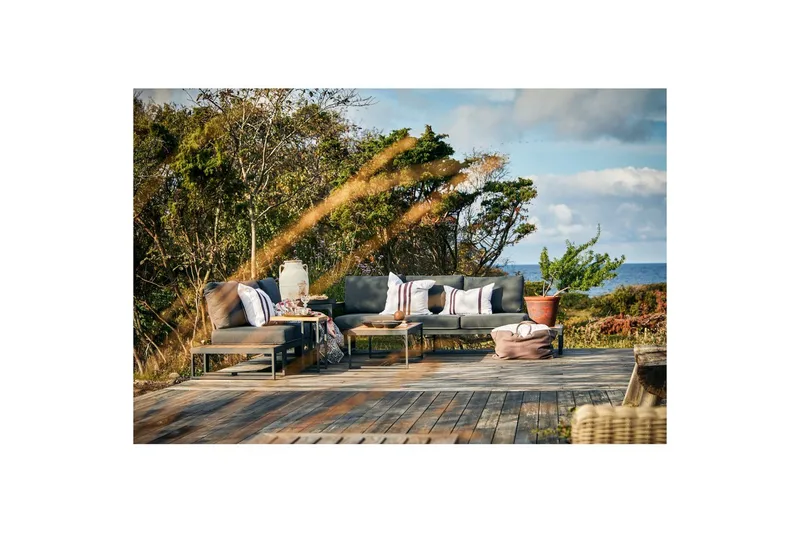 Sidebord Hillerstorp Oxelunda Høyt Grå - Hagemøbler & utemiljø - Hagebord - Sidebord utendørs