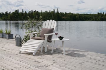 Sidebord Hillerstorp Tennessee Ø50 cm - Hvit - Hagemøbler & utemiljø - Hagebord - Sidebord utendørs