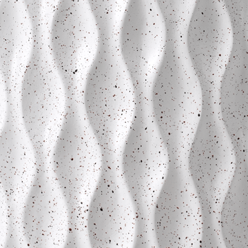 Sidebord utendørs Antelao 37 cm terrazzoeffekt - Hvit - Hagemøbler & utemiljø - Hagebord - Sidebord utendørs