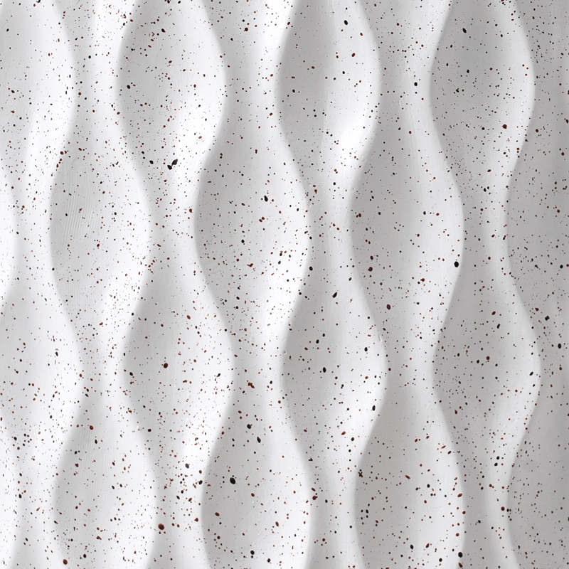 Sidebord utendørs Antelao 37 cm terrazzoeffekt - Hvit - Hagemøbler & utemiljø - Hagebord - Sidebord utendørs