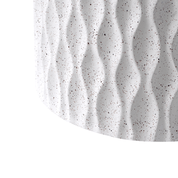 Sidebord utendørs Antelao 37 cm terrazzoeffekt - Hvit - Hagemøbler & utemiljø - Hagebord - Sidebord utendørs