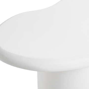 Sidebord utendørs Arsoli 43x58 cm - Hvit - Hagemøbler & utemiljø - Hagebord - Sidebord utendørs