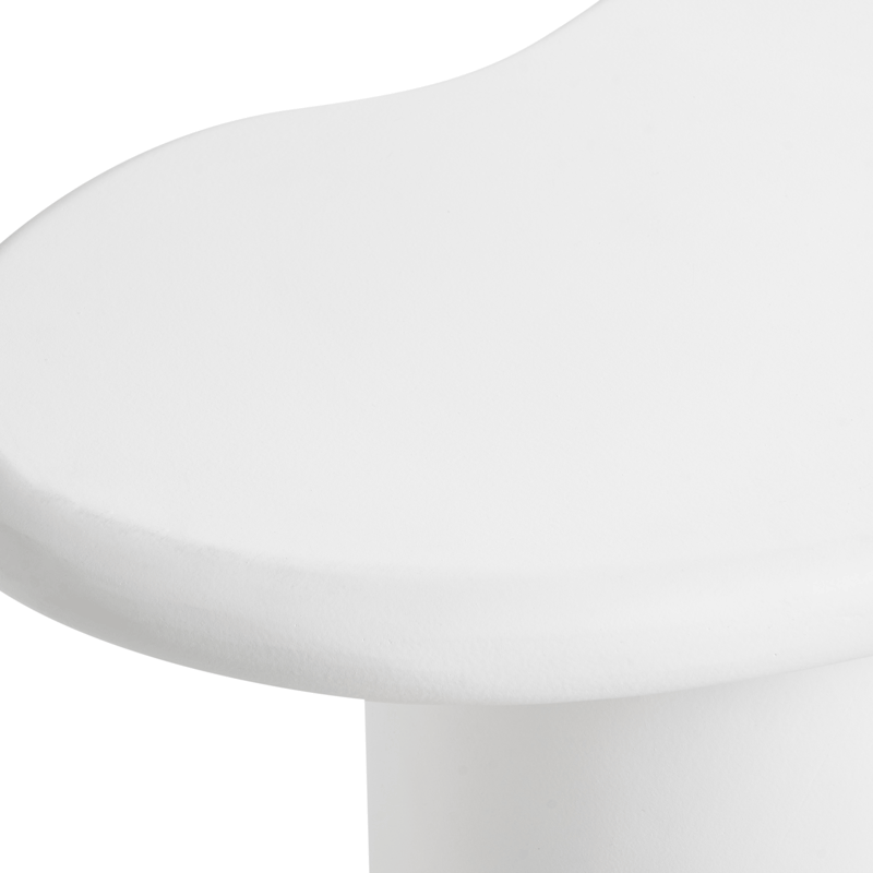 Sidebord utendørs Arsoli 43x58 cm - Hvit - Hagemøbler & utemiljø - Hagebord - Sidebord utendørs