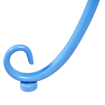 Sidebord utendørs Cavinia 40 cm Jern - Lyseblå - Hagemøbler & utemiljø - Hagebord - Sidebord utendørs