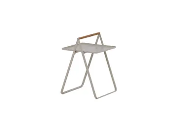 Clarin Sidebord 45 cm - Beige - Hagemøbler & utemiljø - Hagebord - Sidebord utendørs