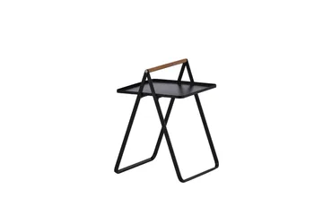 Clarin Sidebord 45 cm - Svart - Hagemøbler & utemiljø - Hagebord - Sidebord utendørs