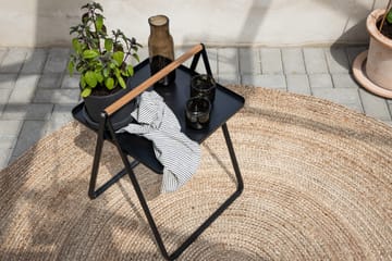 Clarin Sidebord 45 cm - Svart - Hagemøbler & utemiljø - Hagebord - Sidebord utendørs