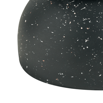 Sidebord utendørs Faliro 37 cm 37 cm terrazzoeffekt - Svart - Hagemøbler & utemiljø - Hagebord - Sidebord utendørs