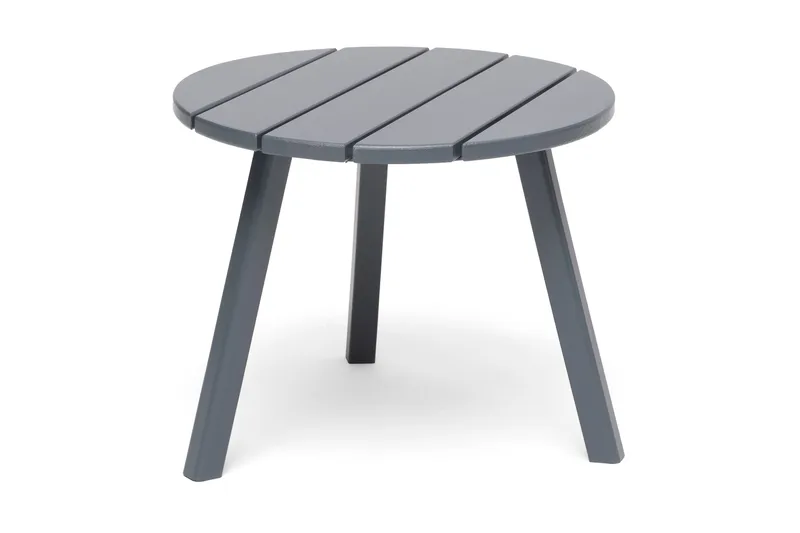 Hillerstorp Tennessee Sidebord 50 cm Rund, Furu/Grå