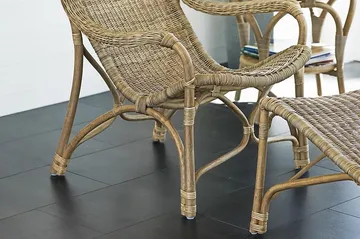 Hillerstorp Praktö rundt sidebord og avlastningsbord utendørs 50 cm naturrotting glass - Lysebrun - Hagemøbler & utemiljø - Hagebord - Sidebord utendørs