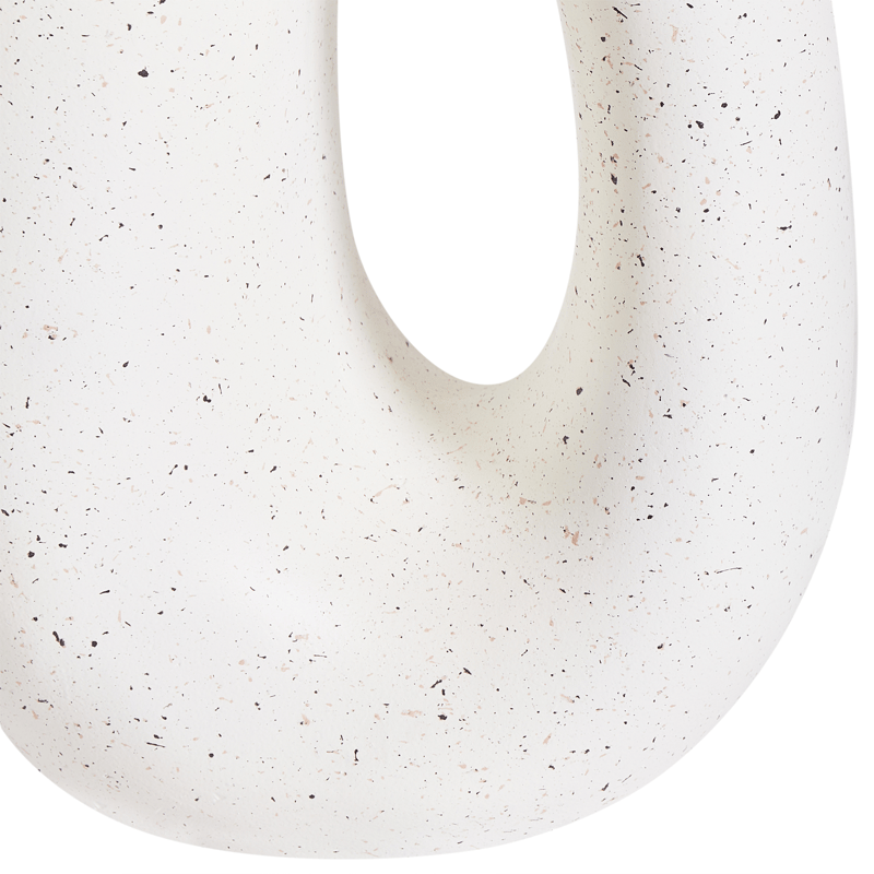 Sidebord utendørs Idro 42 cm terrazzoeffekt - Hvit - Hagemøbler & utemiljø - Hagebord - Sidebord utendørs