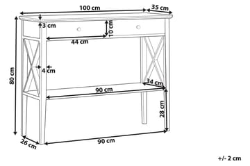 Jahlayah Avlastningsbord - Svart - Hagemøbler & utemiljø - Hagebord - Sidebord utendørs