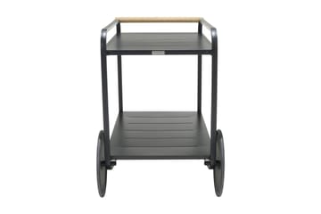 Portals Rullebord 92 cm - Svart/Tre - Hagemøbler & utemiljø - Hagebord - Sidebord utendørs