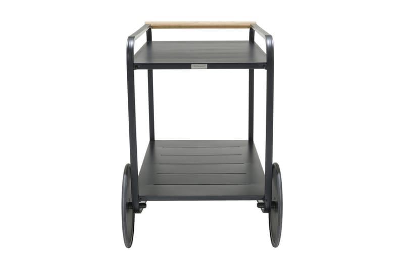 Portals Rullebord 92 cm - Svart/Tre - Hagemøbler & utemiljø - Hagebord - Sidebord utendørs