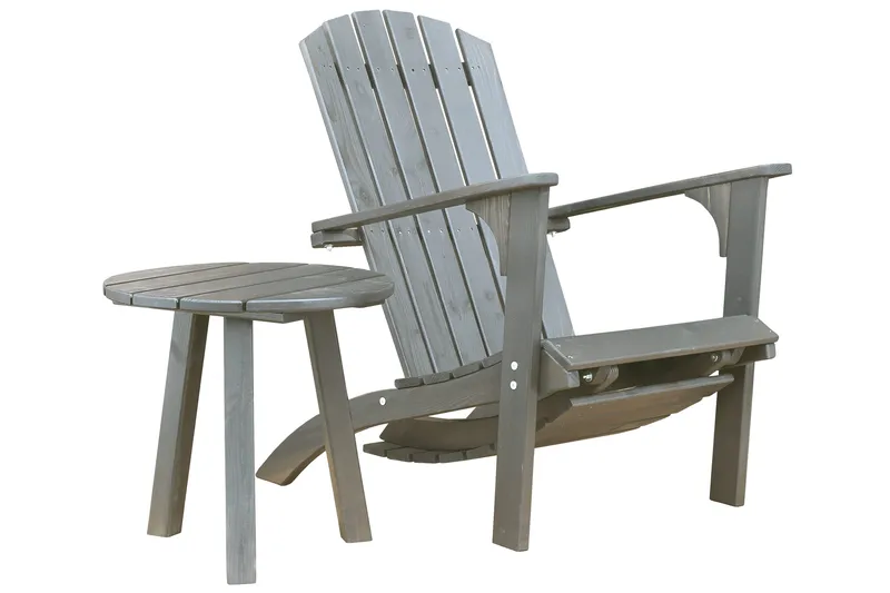 Rolston Avlastningsbord - Grå - Hagemøbler & utemiljø - Hagebord - Sidebord utendørs