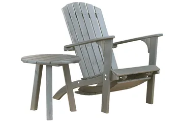 Rolston Avlastningsbord - Grå - Hagemøbler & utemiljø - Hagebord - Sidebord utendørs