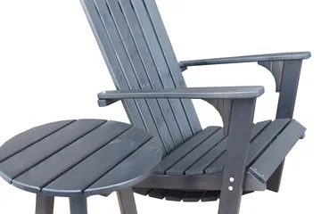 Rolston Avlastningsbord - Kaffesvart - Hagemøbler & utemiljø - Hagebord - Sidebord utendørs