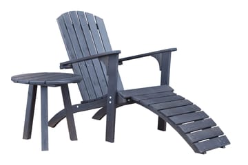 Rolston Avlastningsbord - Kaffesvart - Hagemøbler & utemiljø - Hagebord - Sidebord utendørs