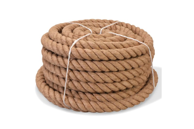 Tau 100% jute 40 mm 30 m - Sidebord utendørs