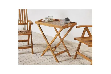 Sidobord Beliani Java Light wood - Hagemøbler & utemiljø - Hagebord - Sidebord utendørs