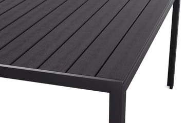Siri Spisebord 90x150 cm - Svart - Hagemøbler & utemiljø - Hagebord - Spisebord ute