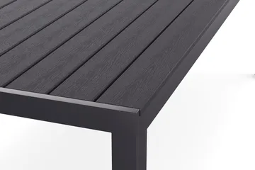 Siri Spisebord 90x205 cm - Svart - Hagemøbler & utemiljø - Hagebord - Spisebord ute