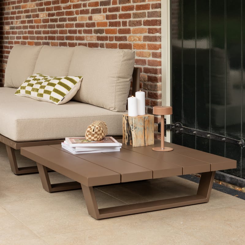 Sofabord Bear 87 cm utendørs - Brun - Hagemøbler & utemiljø - Hagebord - Loungebord & Sofabord utendørs