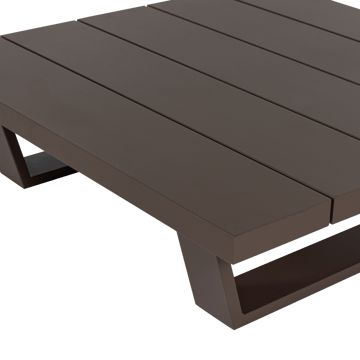 Sofabord Bear 87 cm utendørs - Brun - Hagemøbler & utemiljø - Hagebord - Loungebord & Sofabord utendørs