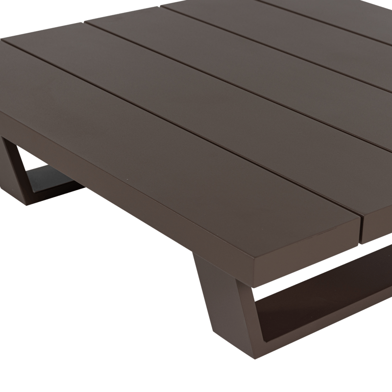 Sofabord Bear 87 cm utendørs - Brun - Hagemøbler & utemiljø - Hagebord - Loungebord & Sofabord utendørs