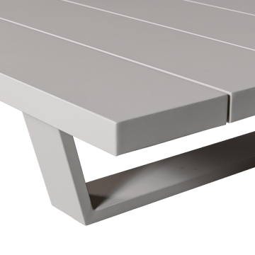 Sofabord Bear 87 cm utendørs - Sand - Hagemøbler & utemiljø - Hagebord - Loungebord & Sofabord utendørs