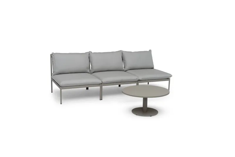 Sofabord Hillerstorp Näsby Ø80 cm Sand, Sand