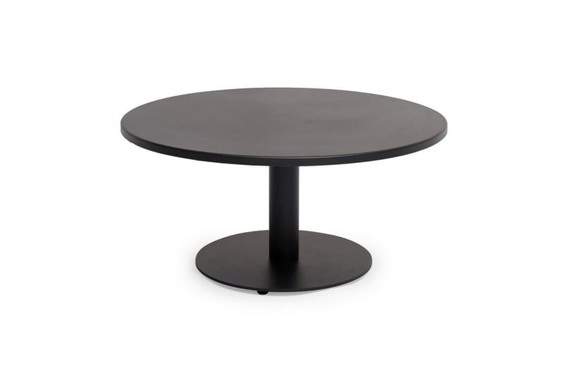 Sofabord Hillerstorp Näsby Ø80 cm Svart, Svart